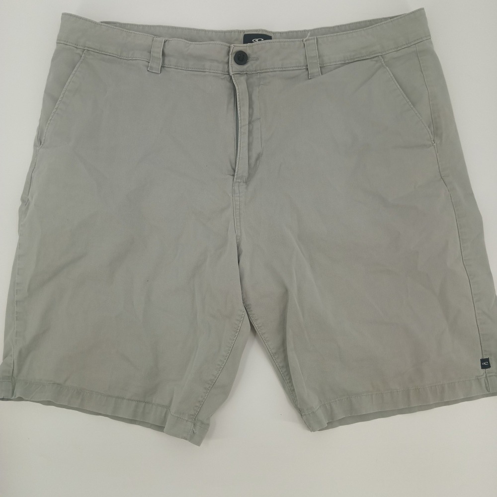 ONeill Mens Gray Standard Fit Chino Shorts Stretch Twill Size 42 SP9108101
